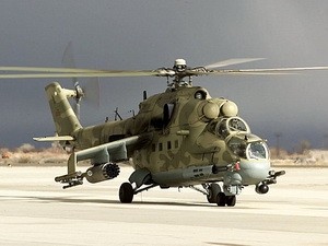 Máy bay lên thẳng chiến đấu Mi-24.